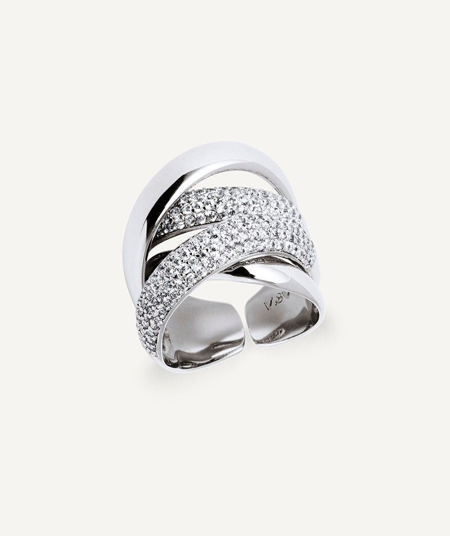 Anillo Nica con circonita
