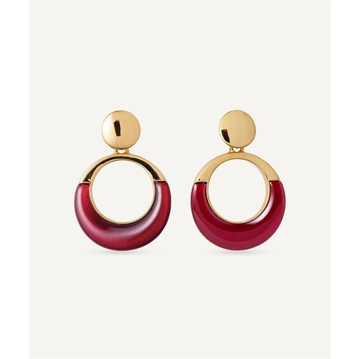 Pendientes Vidal&Vidal Cereza Baño Oro y Cereza