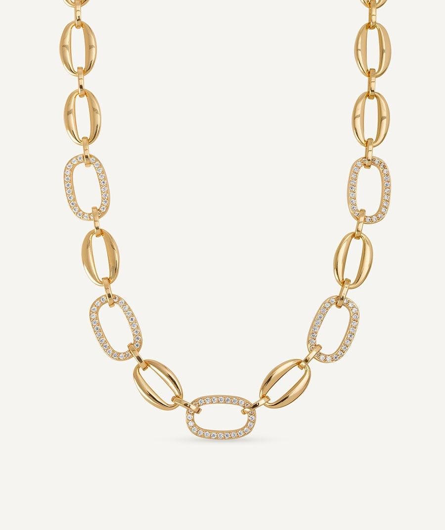 Collar Cher con circonita