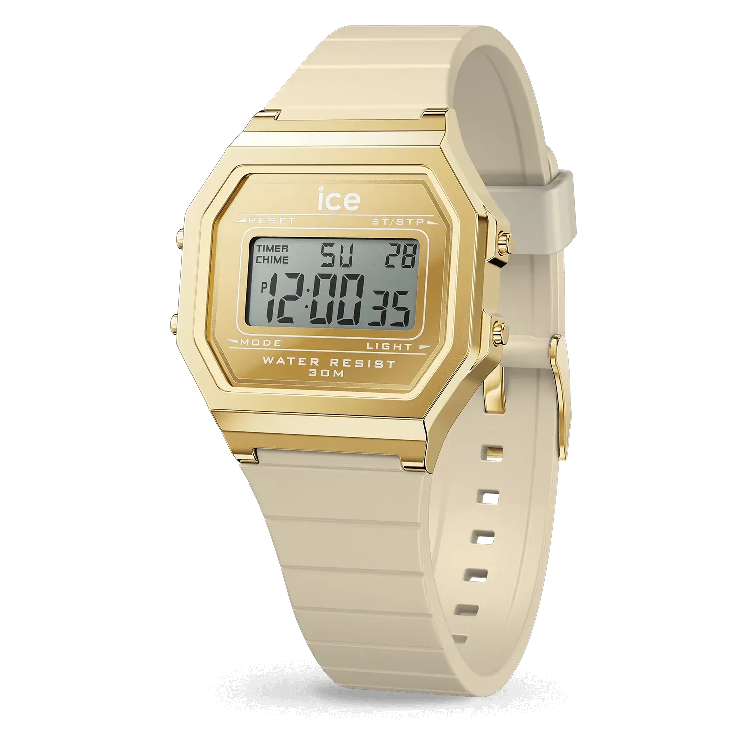 RELOJ ICE digit retro Almond Skin