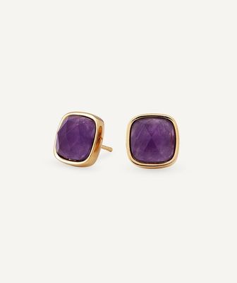 Pendientes Sumi con Amatista lila Pendientes Sumi con Amatista lila