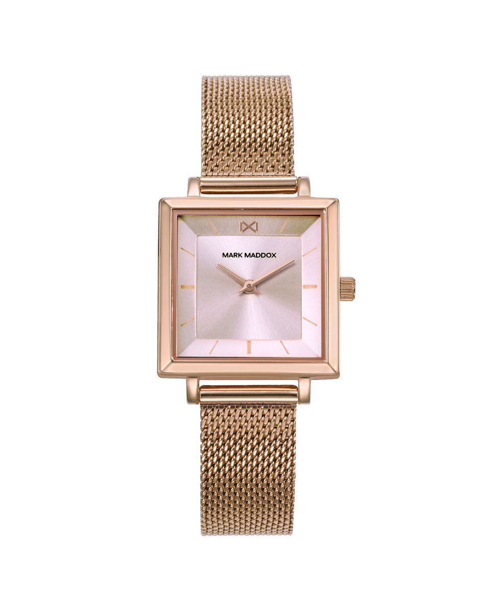 RELOJ ACERO IP ROSA BRAZALETE SRA MM