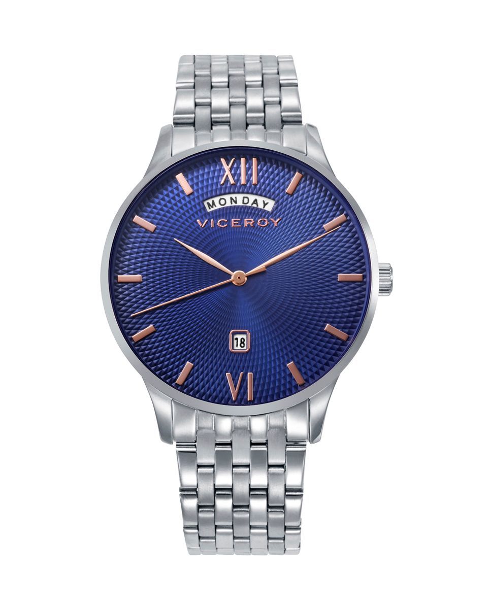 RELOJ HOMBRE ESFERA AZUL