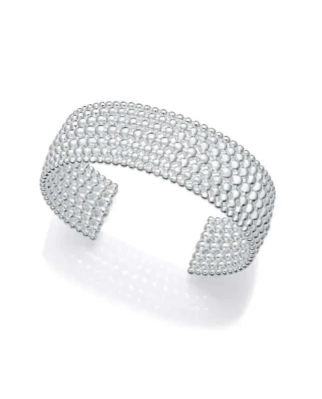 Pulsera de acero chapado en plata 999 colección Laura Escanes