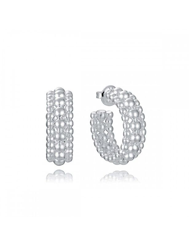 Pendientes Viceroy Fashion Mujer de Acero Chapado en Plata de Bolas de Laura Escanes