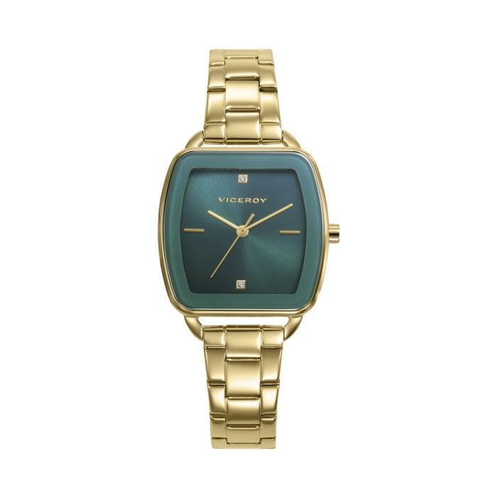 Reloj Viceroy Dorado y Verde Analógico Mujer