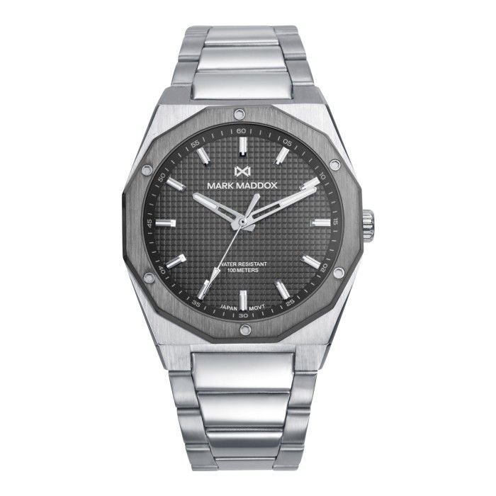 Reloj Mark Maddox Plateado y Gris Analógico Hombre