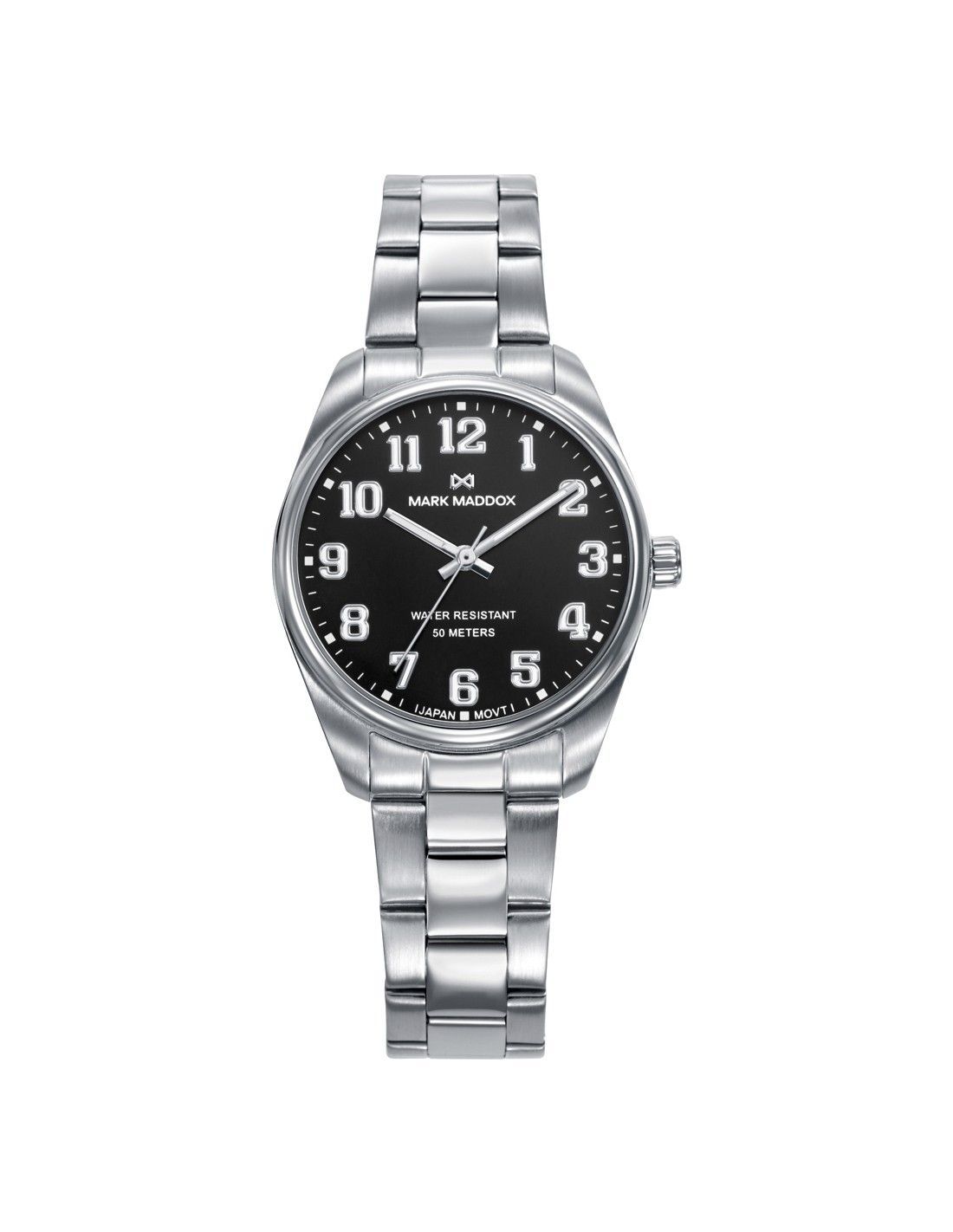 Reloj Mark Maddox Señora Acero Esfera Negra