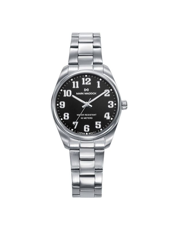 Reloj Mark Maddox Señora Acero Esfera Negra