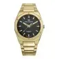 Reloj Mark Maddox hombre acero dorado 42mm esfera negra WR 100M