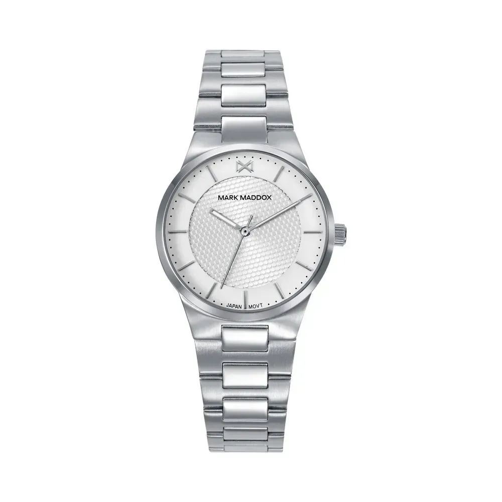 MM1031-07 - Reloj Mark Maddox mujer acero 31mm esfera plateada