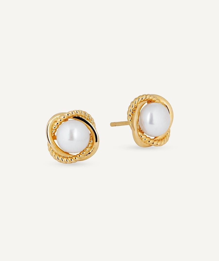 Pendientes flores de perla Pendientes flores de perla