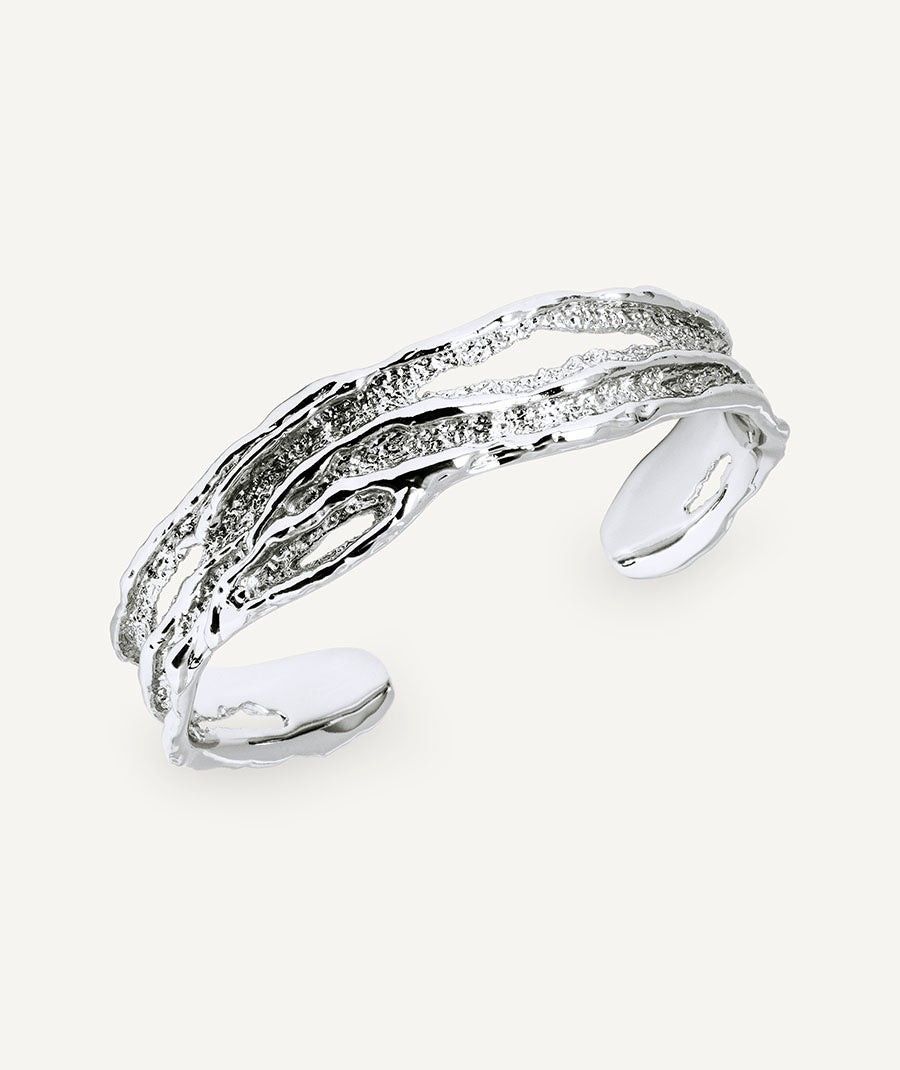 Brazalete abierto textura Sal Organic