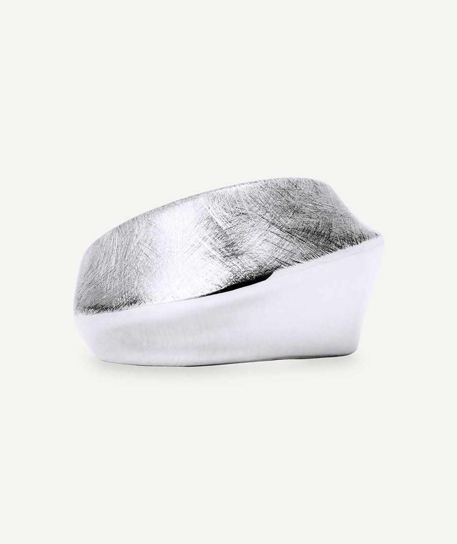 Anillo Volumen Textura Dual