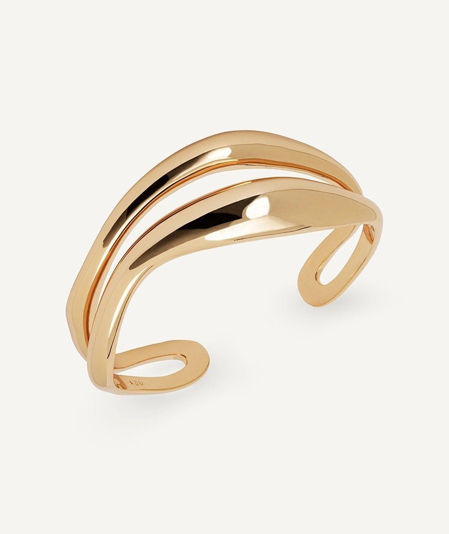 Brazalete rigído espiral Waves
