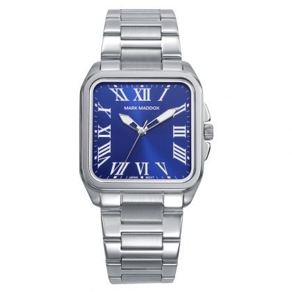 Reloj caja de acero,brazalete de acero,movimiento cuarzo