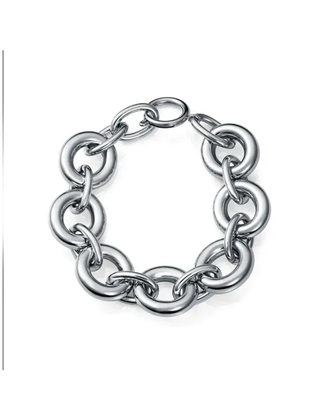 Pulsera de mujer de acero eslabones