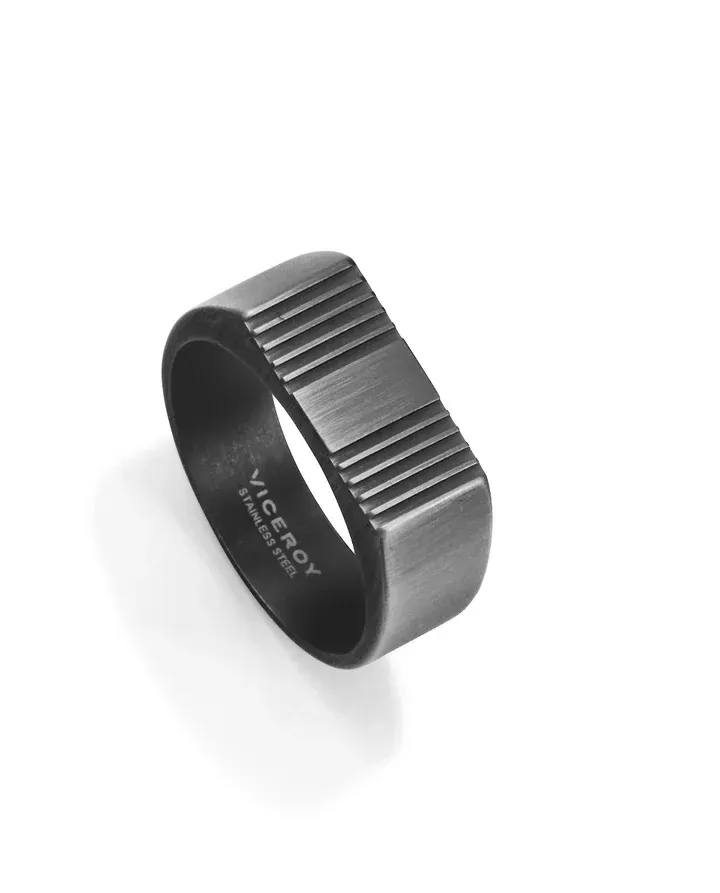 Anillo Acero Oxidado Sello Sr Fashion