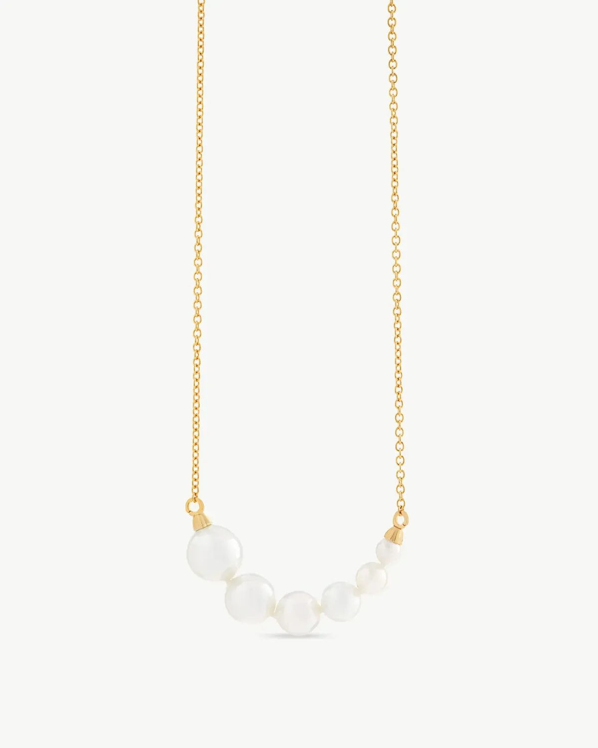 Collar Dorado con Perlas Petit Collar Dorado con Perlas Petit