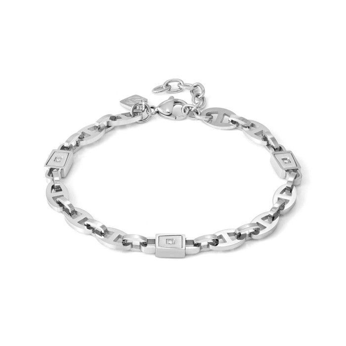 Pulsera Nomination Strong Acero y 3 Diamantes
