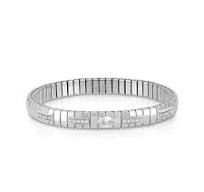 Pulsera de extensión con piedra ovalada blanca Pulsera de extensión con piedra ovalada blanca