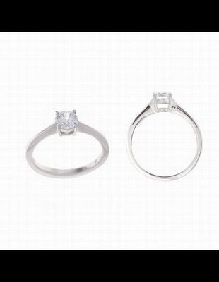 Anillo Plata Rodio Salvatore Circonita Garras