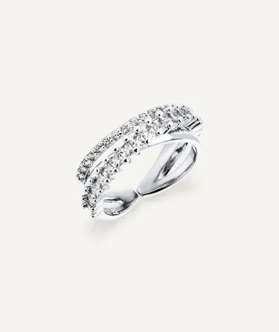 Anillo tiras Lucent de circonitas Anillo tiras Lucent de circonitas