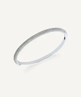 Brazalete rígido Allure con circonitas