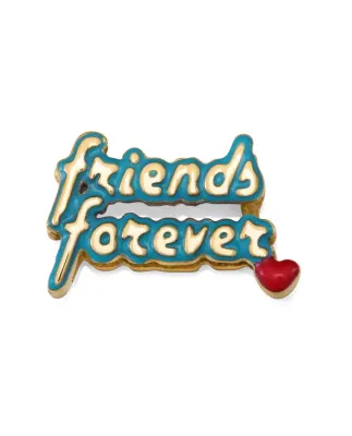 Motivo de mujer de acero Ip dorado amistad