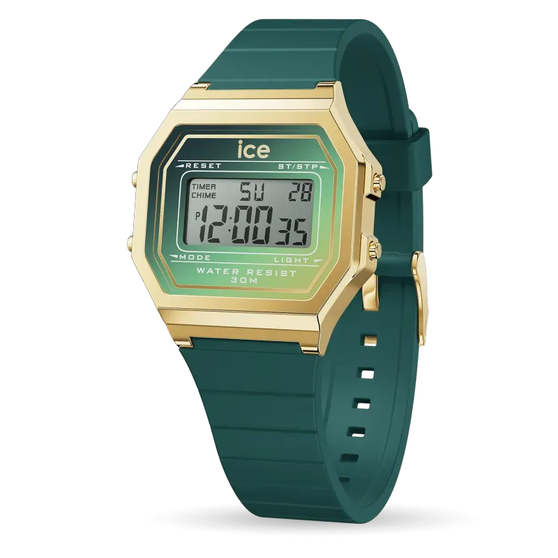 RELOJ ICE digit retro Verdigris Glow