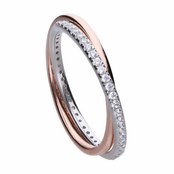ANILLO DIAMONFIRE BICOLOR ANILLO DIAMONFIRE BICOLOR