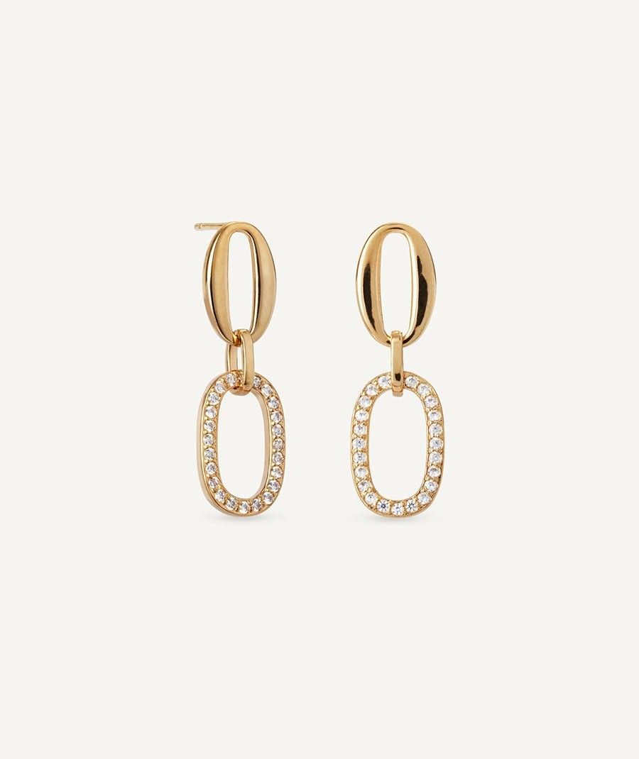 Pendientes Cher con circonita Pendientes Cher con circonita