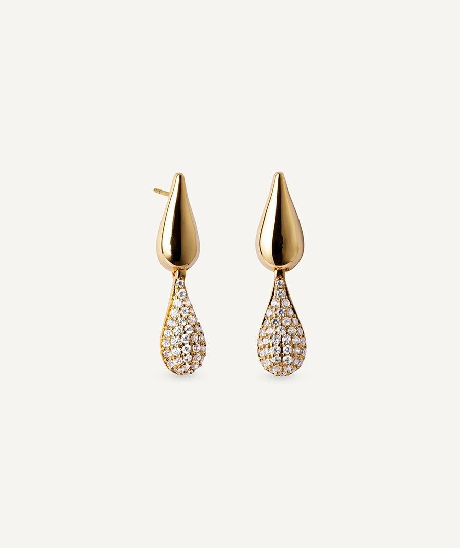 Pendientes Cascade con circonita Pendientes Cascade con circonita