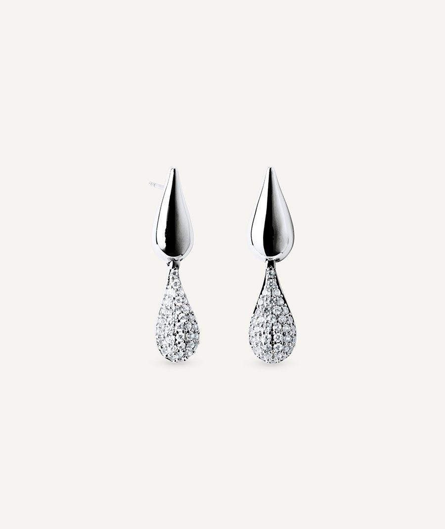 Pendientes Cascade con circonita Pendientes Cascade con circonita