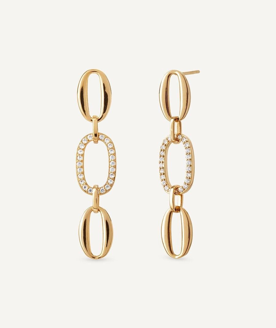 Pendientes Cher con circonita Pendientes Cher con circonita