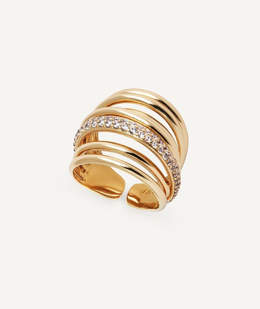 Anillo Oli con circonita Anillo Oli con circonita