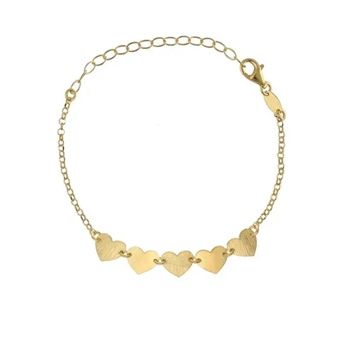 Pulsera corazón El Gesto en Plata Pulsera corazón El Gesto en Plata