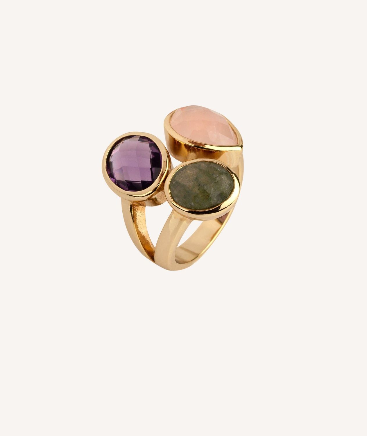 Anillo con piedras de colores Anillo con piedras de colores