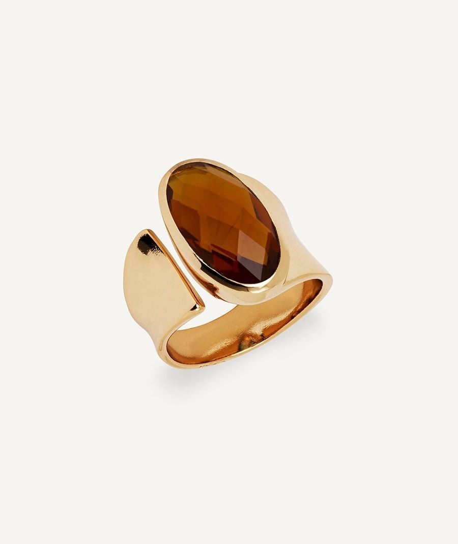 Anillo ancho Honey con Hydro Marrón Anillo ancho Honey con Hydro Marrón