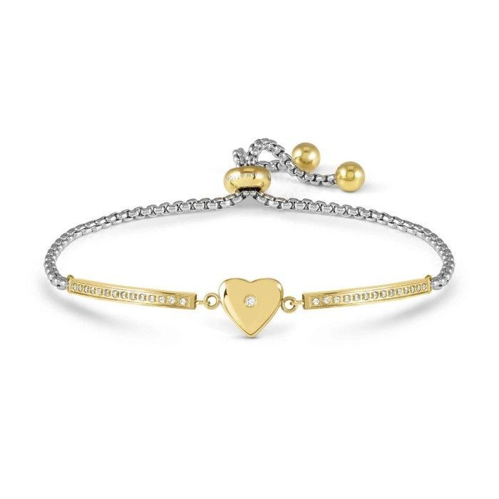 Pulsera Nomination Milleluci Corazón Acero Bicolor