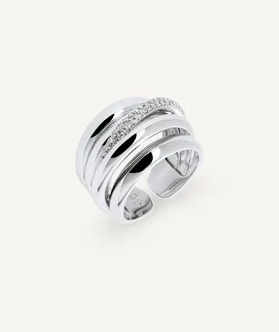 Anillos tiras Allure con circonitas