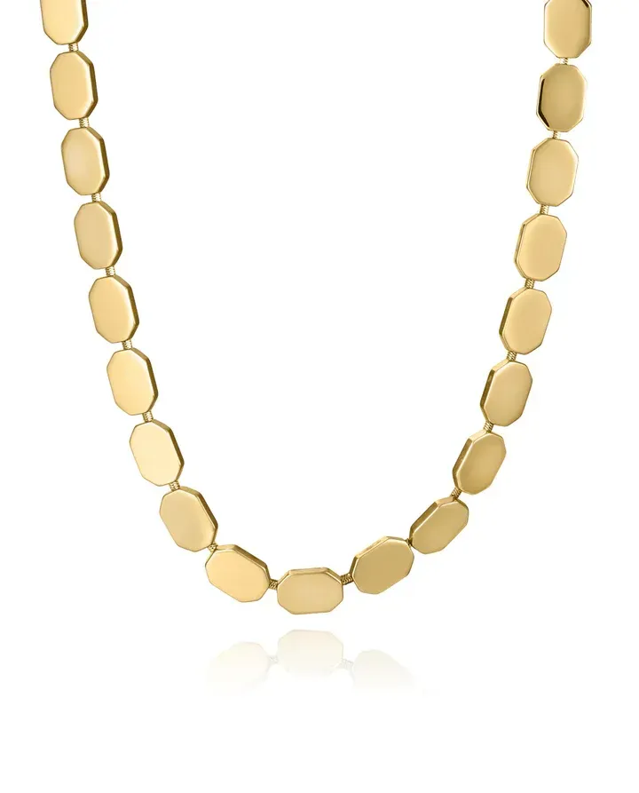 Collar de mujer de acero Ip dorado Collar de mujer de acero Ip dorado