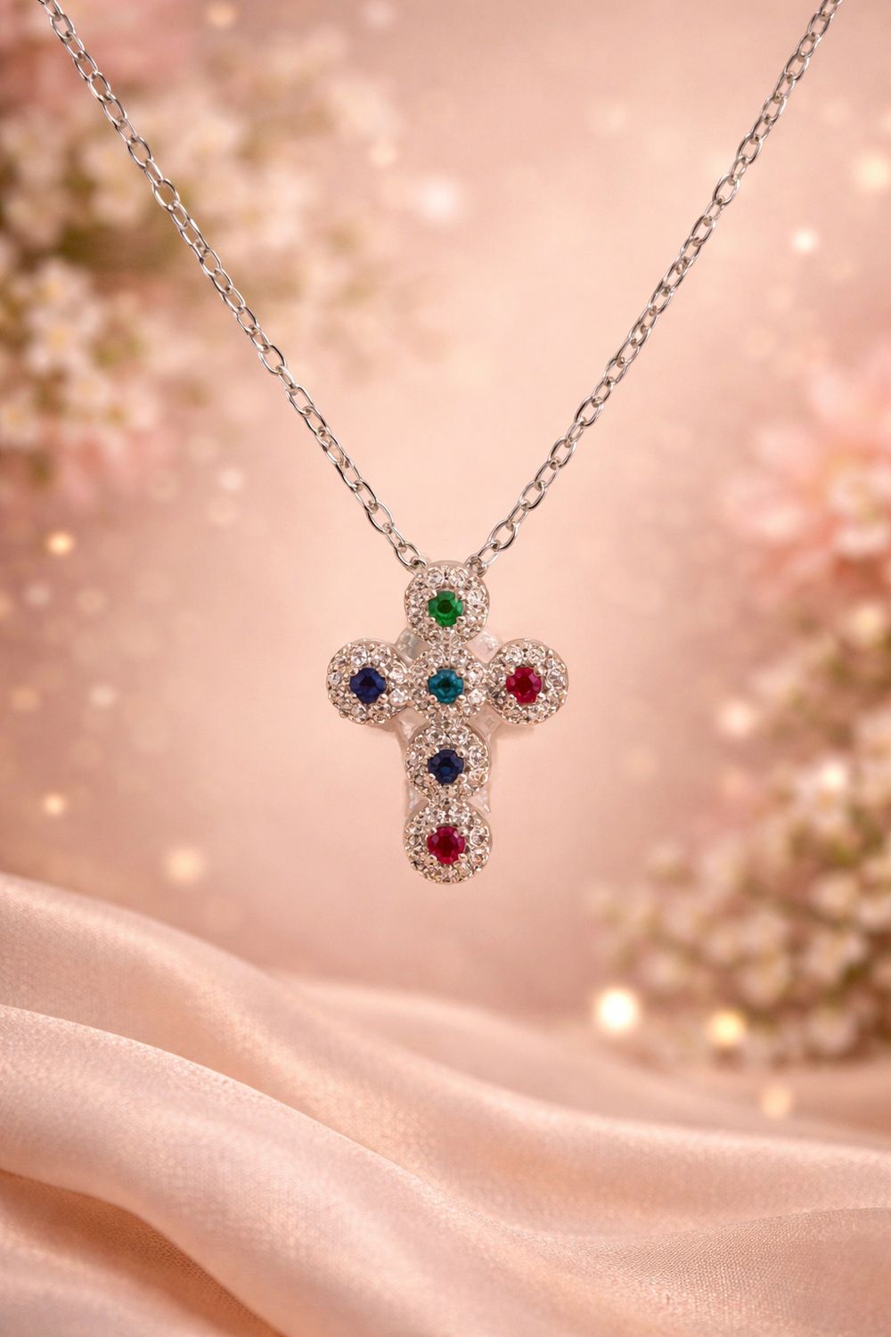 CRUZ BOTONADA BICOLOR