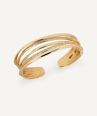 Brazalete Flow con circonitas