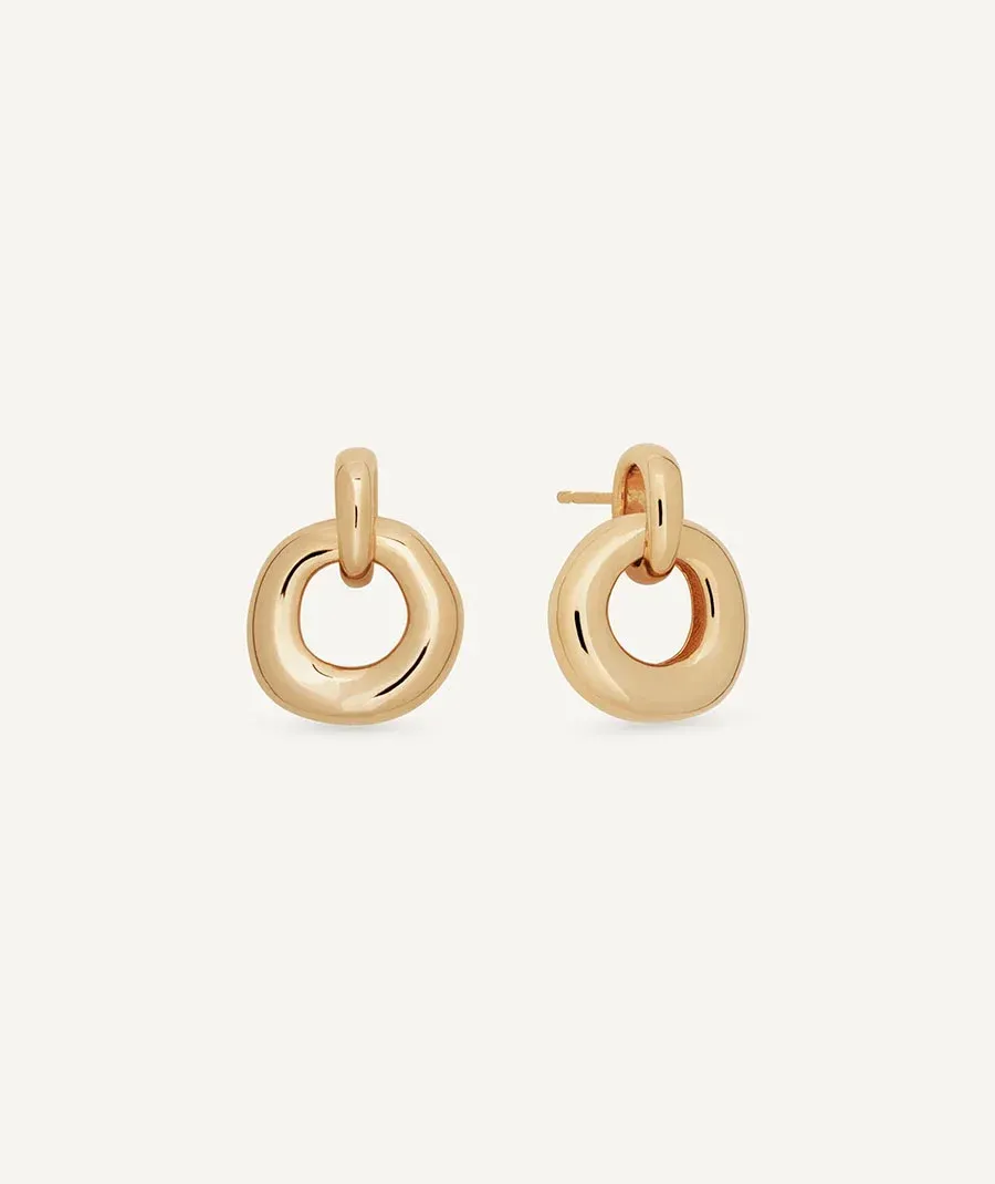 Pendientes botón Flama