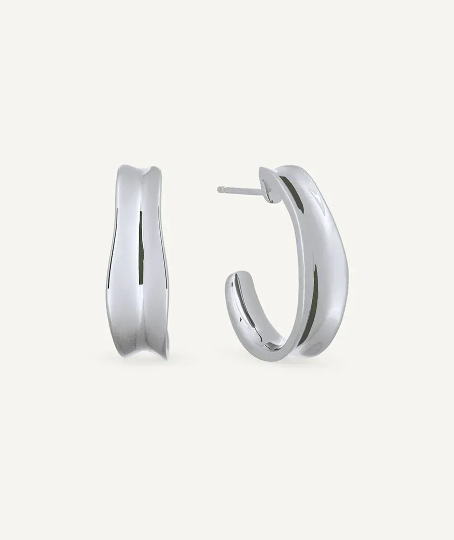 Pendientes semiluna Plisé Pendientes semiluna Plisé