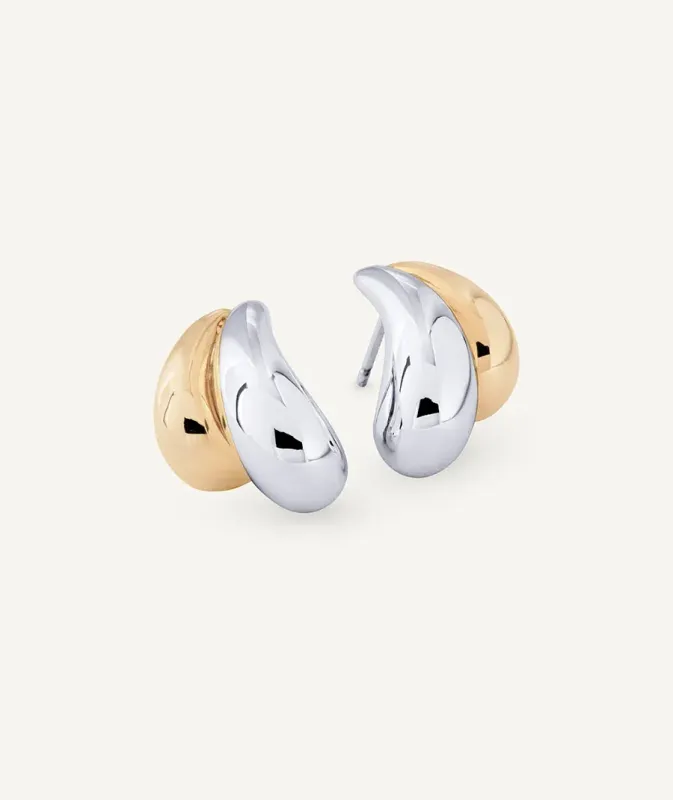 Pendientes semiluna Drop bival
