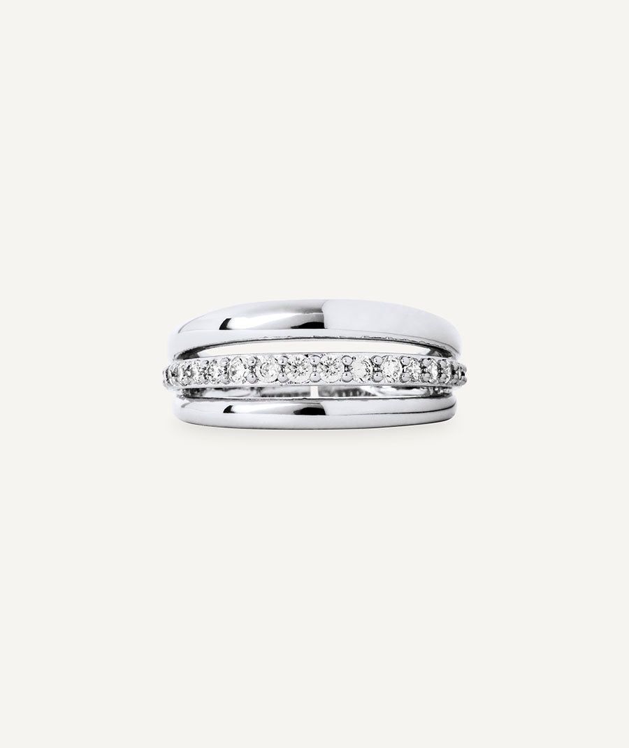 Anillo Coctel con circonitas Anillo Coctel con circonitas