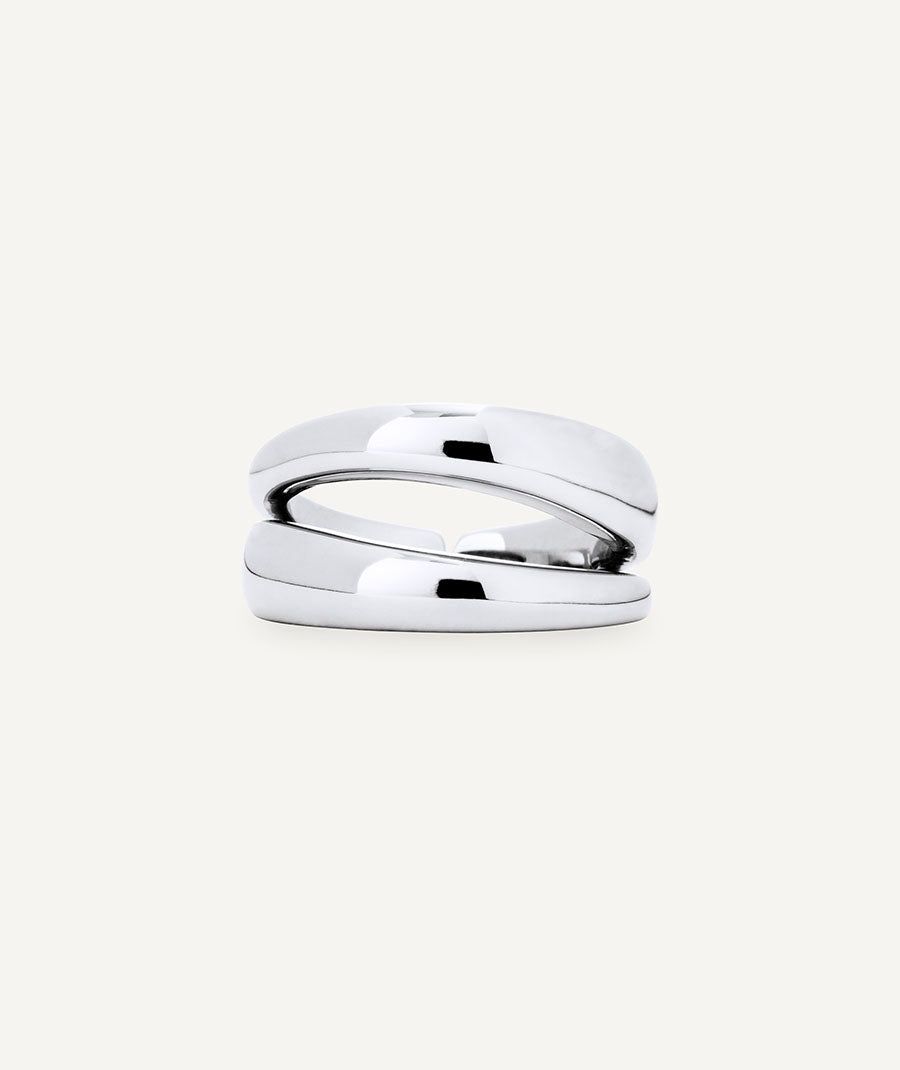 Anillo abierto Flama