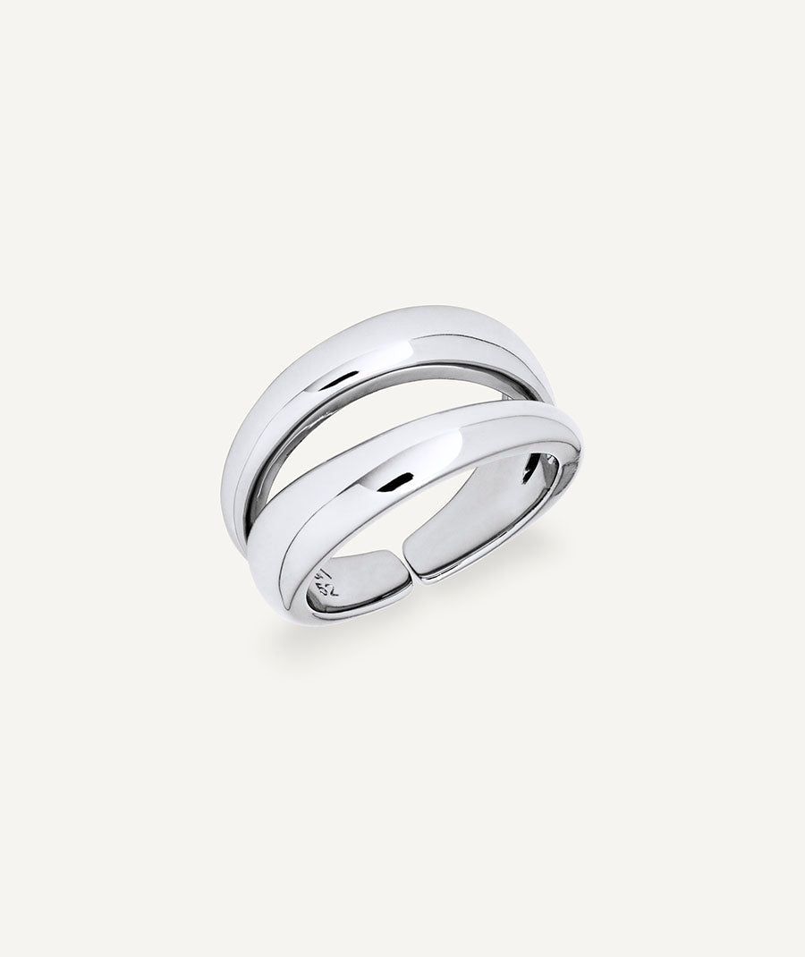 Anillo abierto Flama